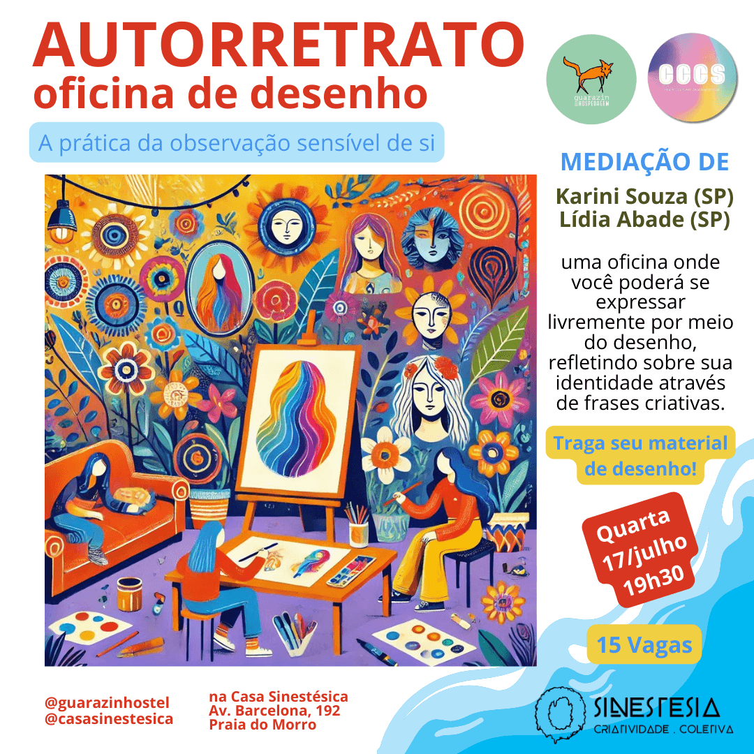 Oficina de Autorretrato Promove Observação Sensível e Reflexão sobre Identidade