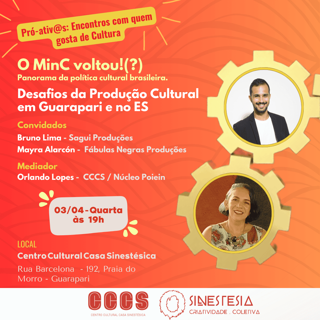 Roda de Conversa 'Desafios da Produção Cultural em Guarapari e no Espírito Santo'