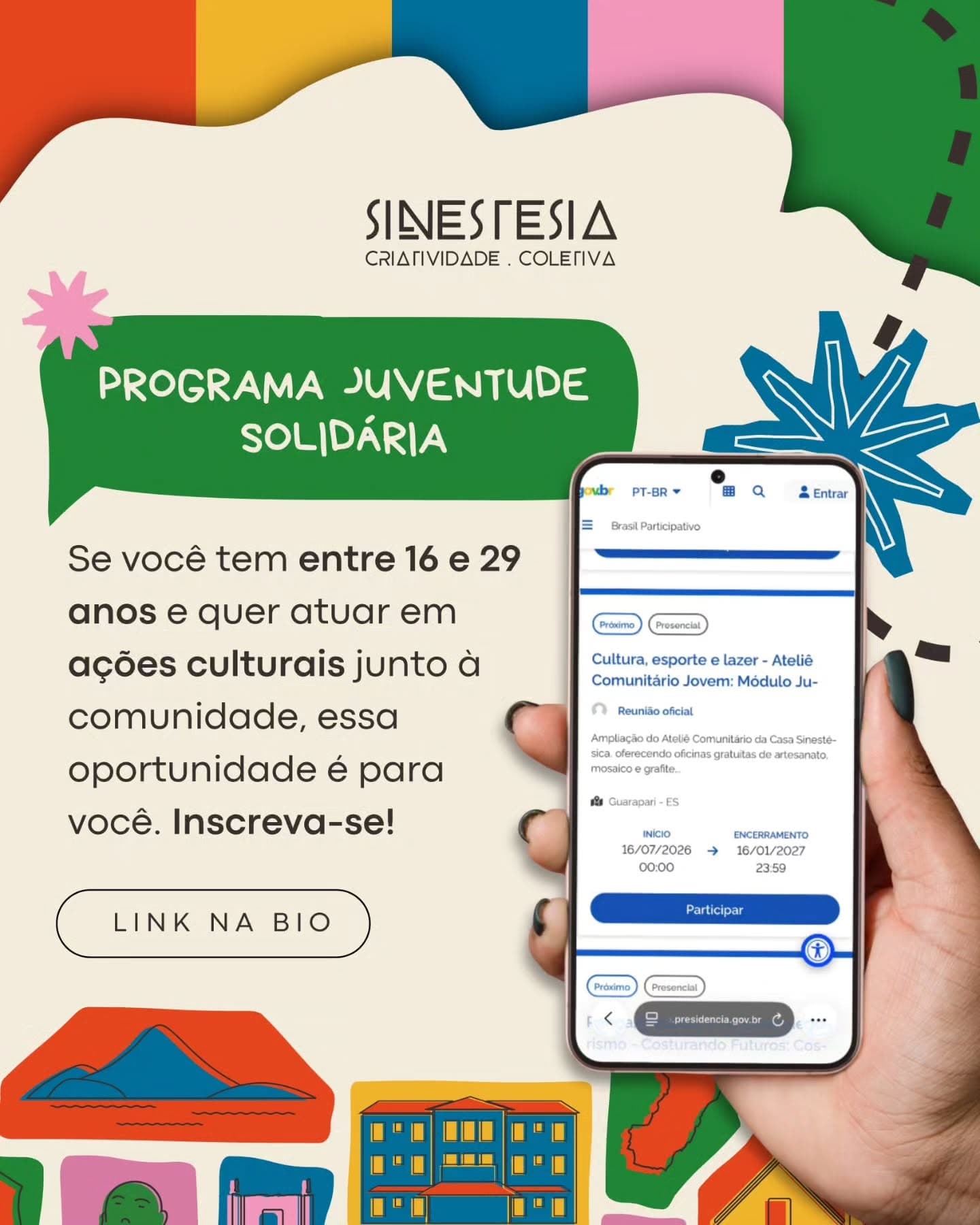 🚨 ÚLTIMOS DIAS! 👇🏾 Se você tem entre 16 e 29 anos, não perca o oportunidade de aprender a promove...
