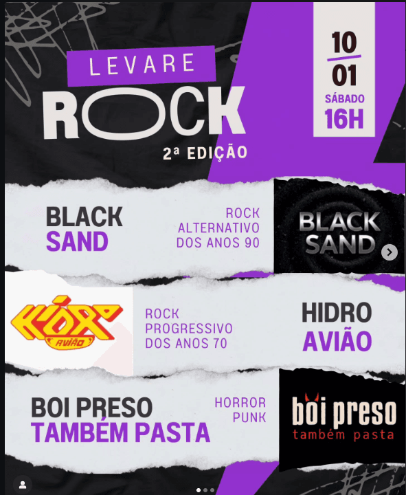 Levare Rock 2: Bandas Locais