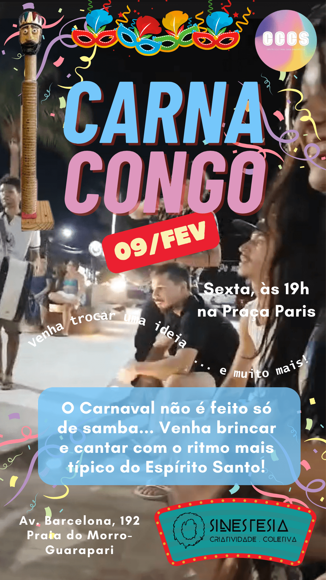 Bloco do CarnaCongo faz a abertura do Carnaval 2024