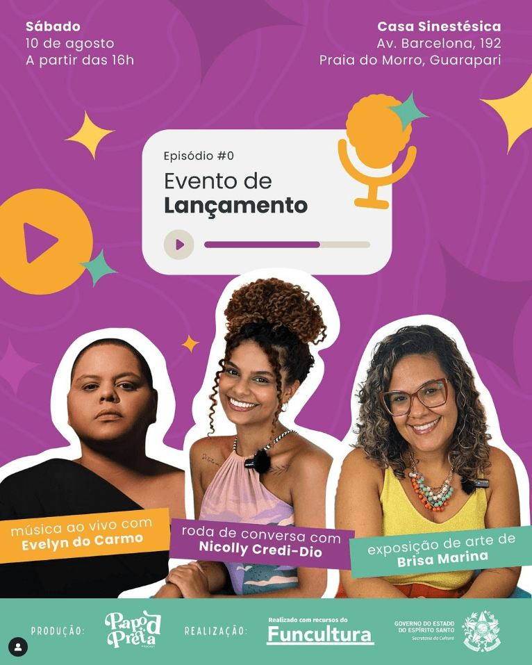 Evento de Lançamento: Papod Preta